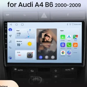 Autoradio per Audi A4 B6/B7 2000-2009 e Seat Exeo CarPlay Android Auto 9" GPS